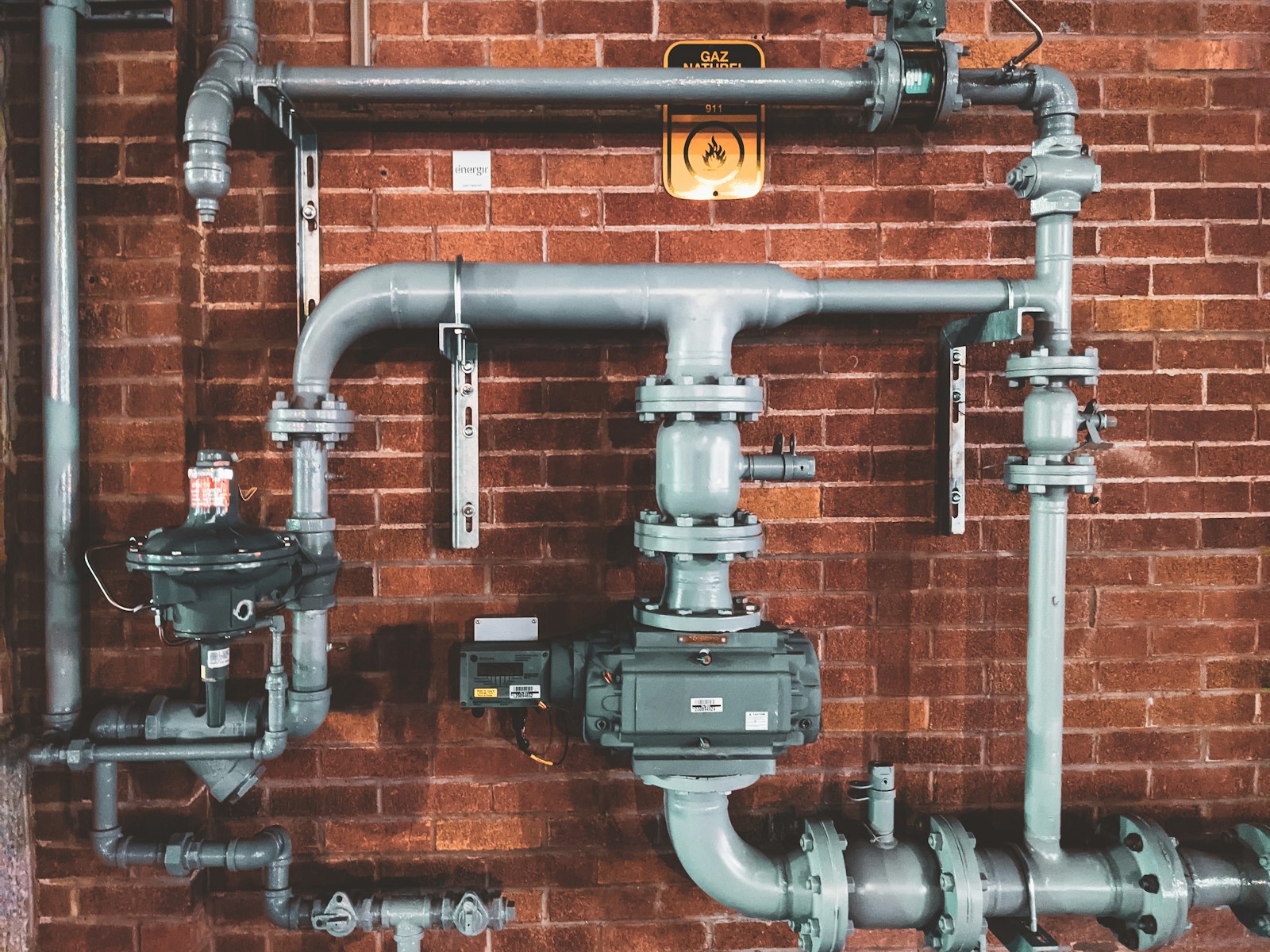 Home mechanical systems being checked during maintenance